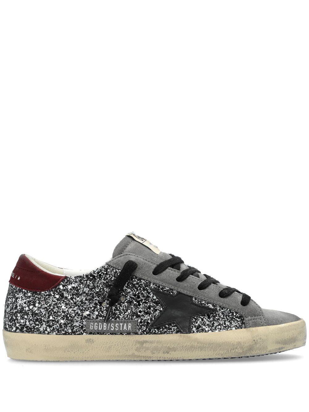 GOLDEN GOOSE Super-star Classic Leather Sneakers In Metallic Product Image