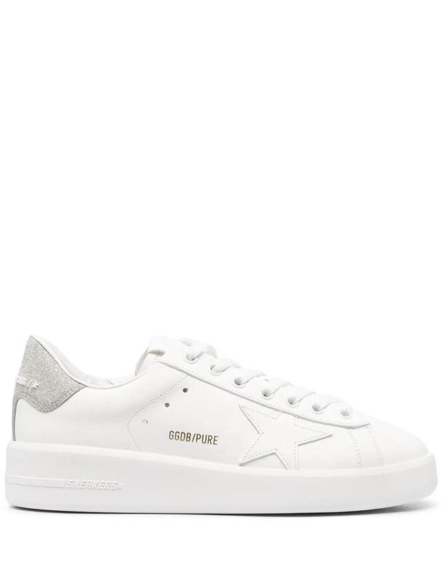 Purestar Leather Sneakers In White Product Image