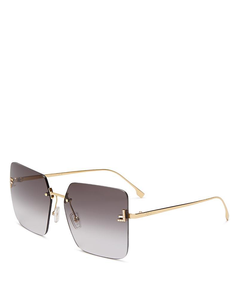 Womens 59MM Square Sunglasses Product Image