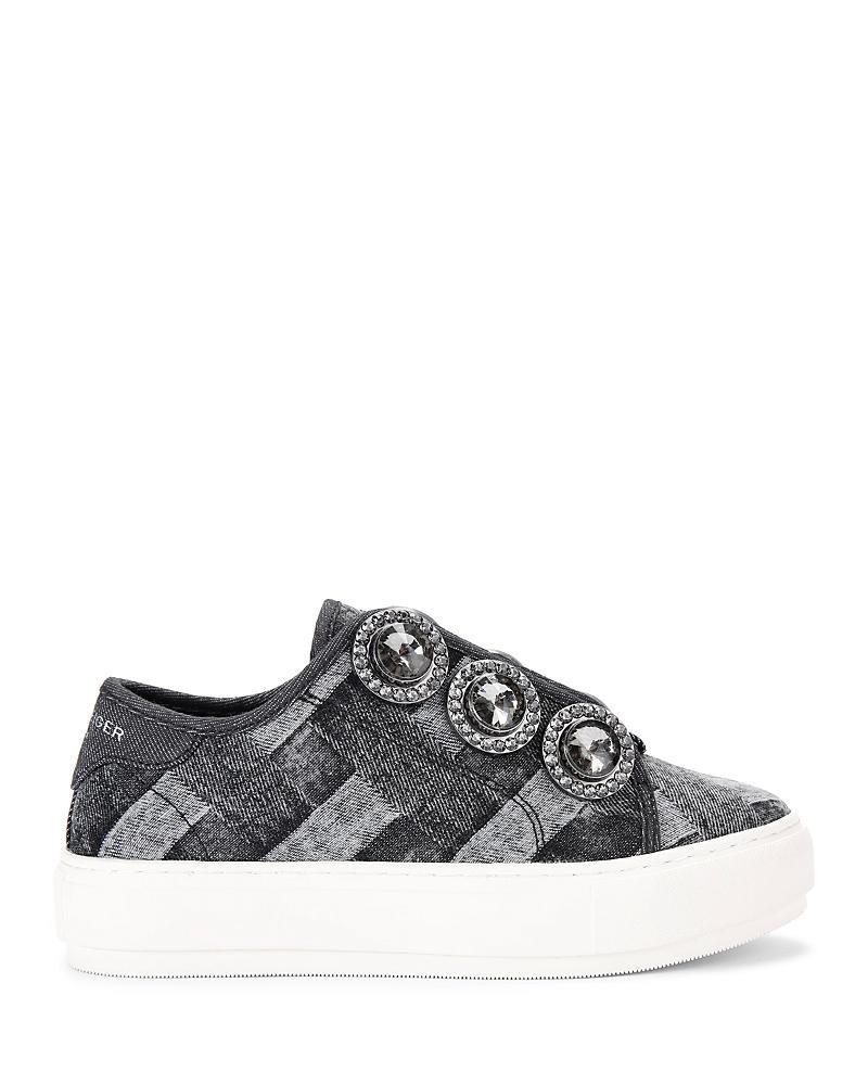 Kurt Geiger London Womens Laney Octavia Embellished Platform Sneakers Product Image