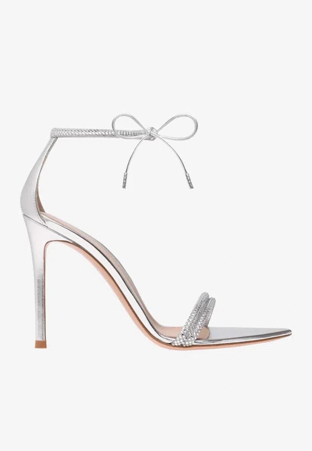 GIANVITO ROSSI Montecarlo In Silver Product Image