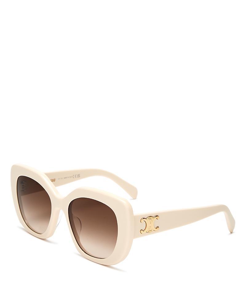 CELINE Triomphe 55mm Rectangular Sunglasses Product Image