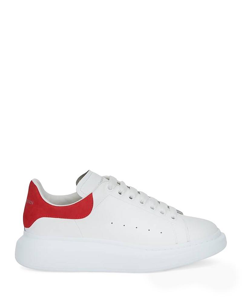 Alexander McQUEEN Mens Oversized Leather Heel Detail Sneakers Product Image