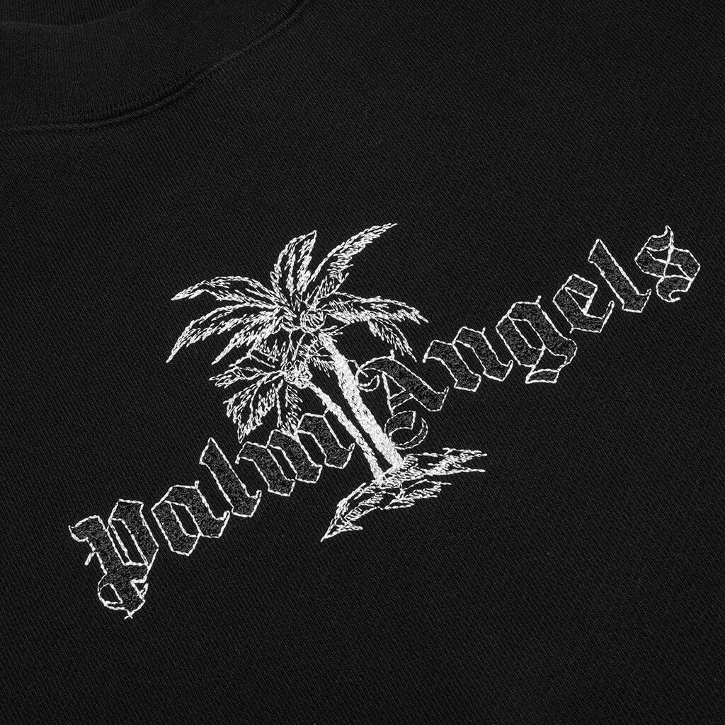 Sunset Palms Crewneck - Black/White Male Product Image