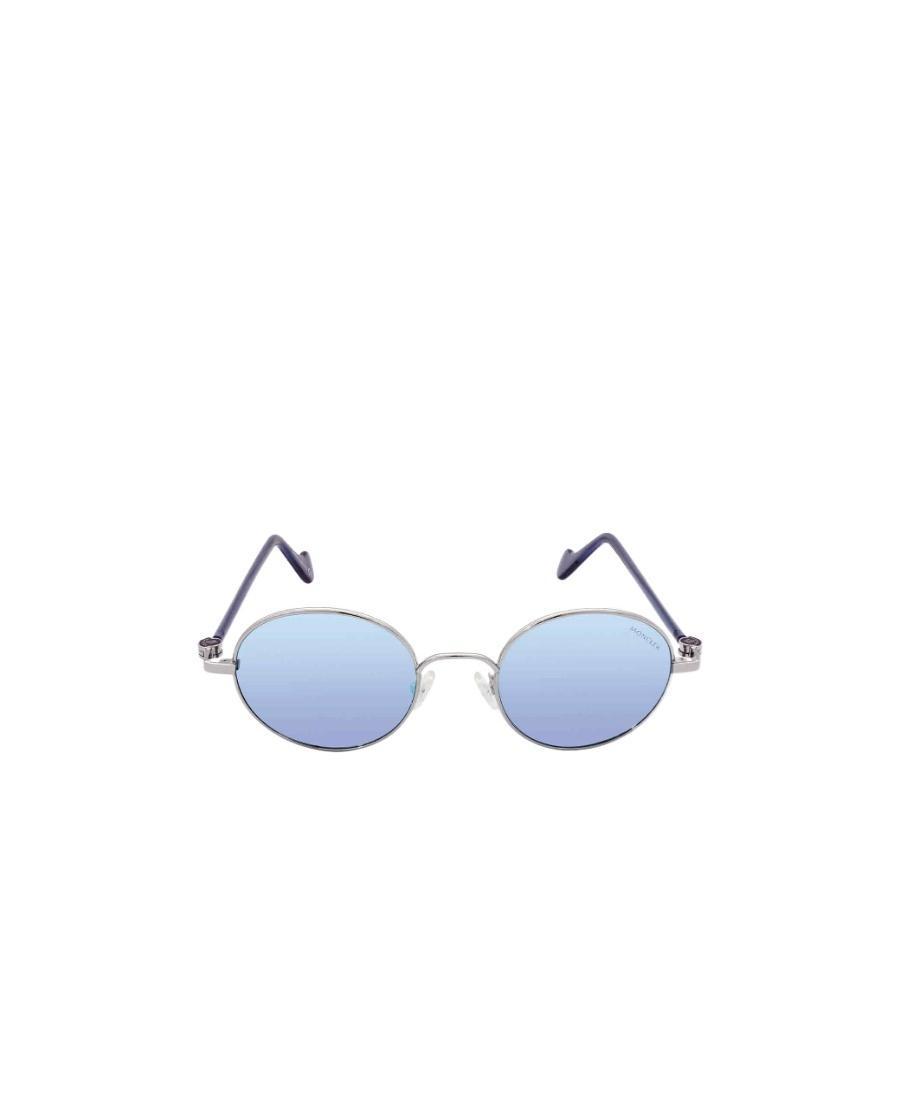 MONCLER Logo Sunglasses In Blue Product Image