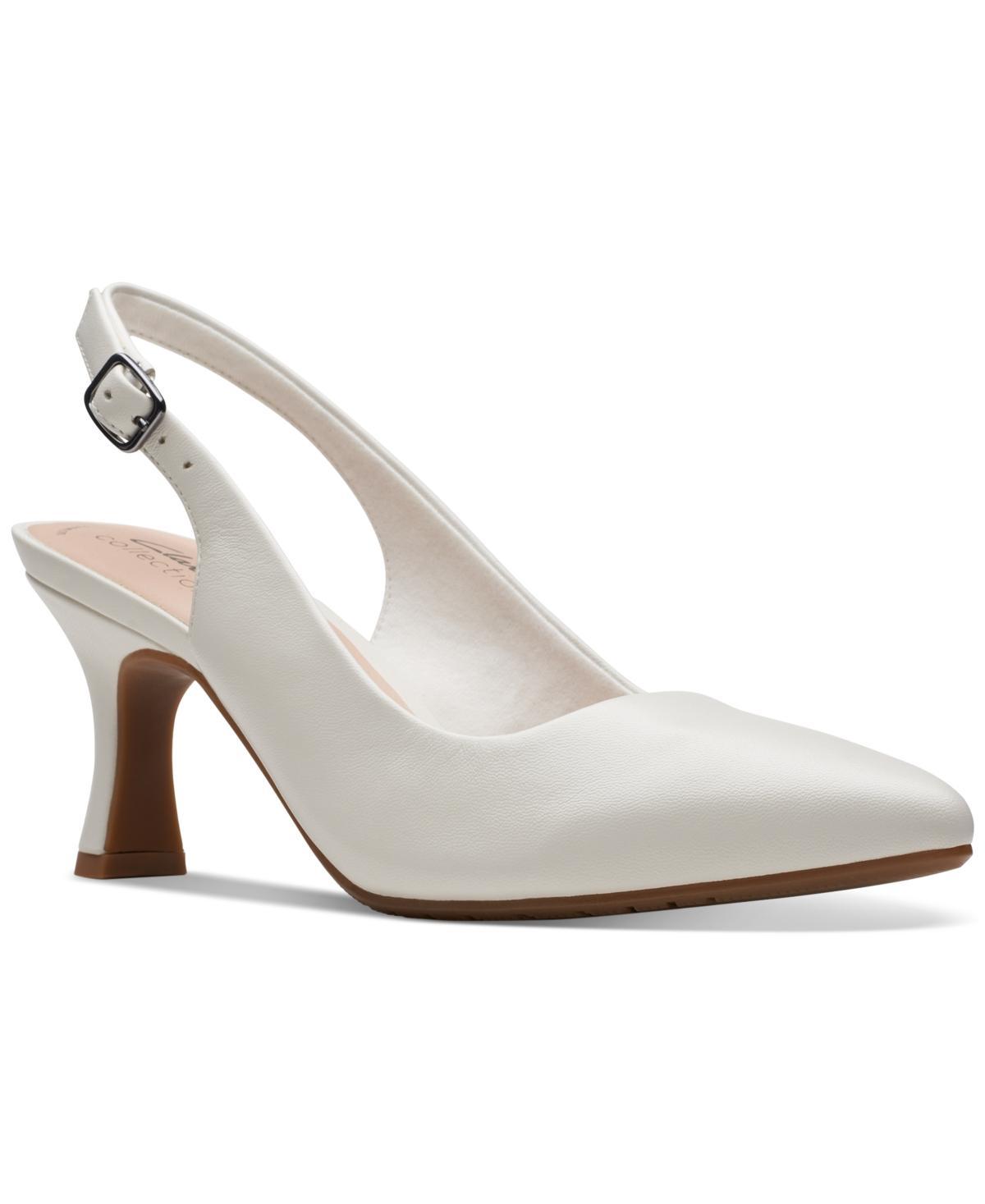 Clarks Womens Kataleyna Step Pointed-Toe Slingback Pumps Product Image