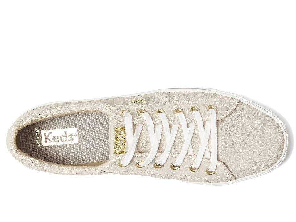 Keds Jump Kick Duo Perf Suede (Grey) Women's Shoes Product Image