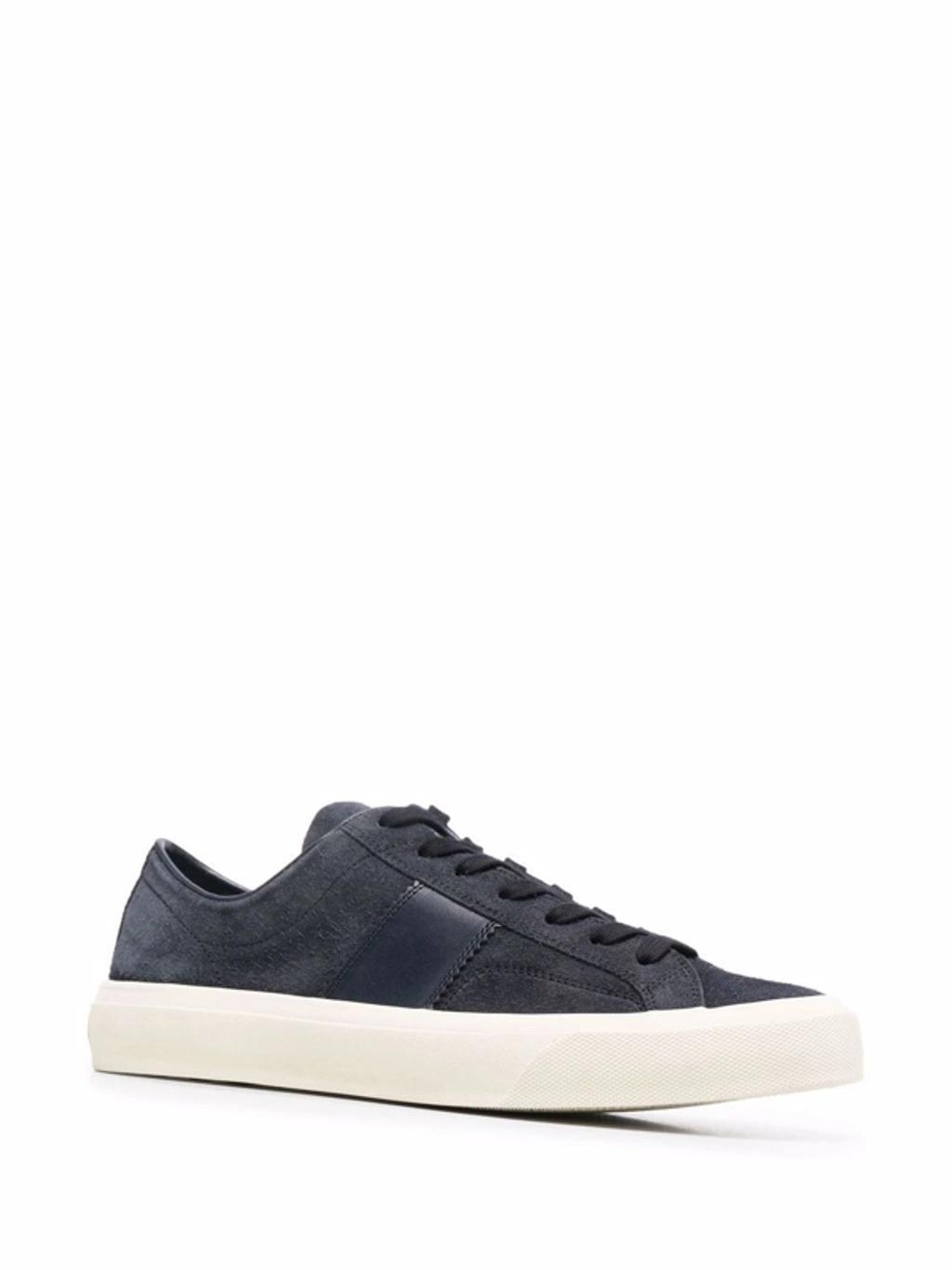 TOM FORD Cambridge Low-top Sneakers In Blau Product Image