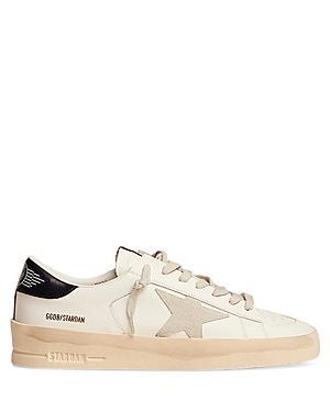 Men's Stardan Leather & Mesh Low-Top Sneakers Product Image