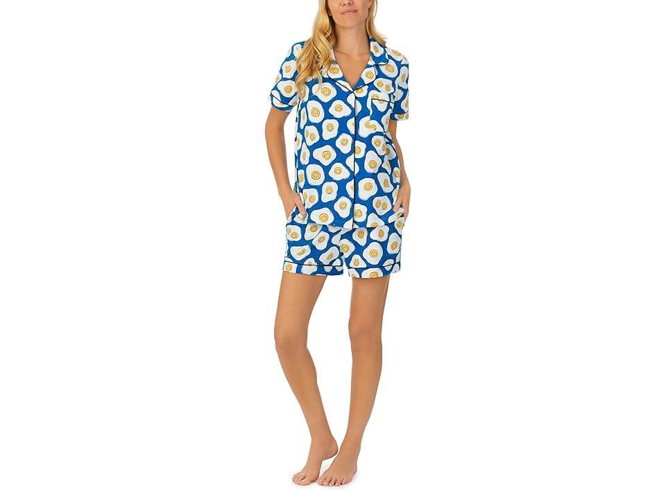 Bedhead PJs Zappos Print Lab: Sunny Side Up Short Sleeve Shorty Set (Sunny Side Up) Women's Pajama Sets Product Image