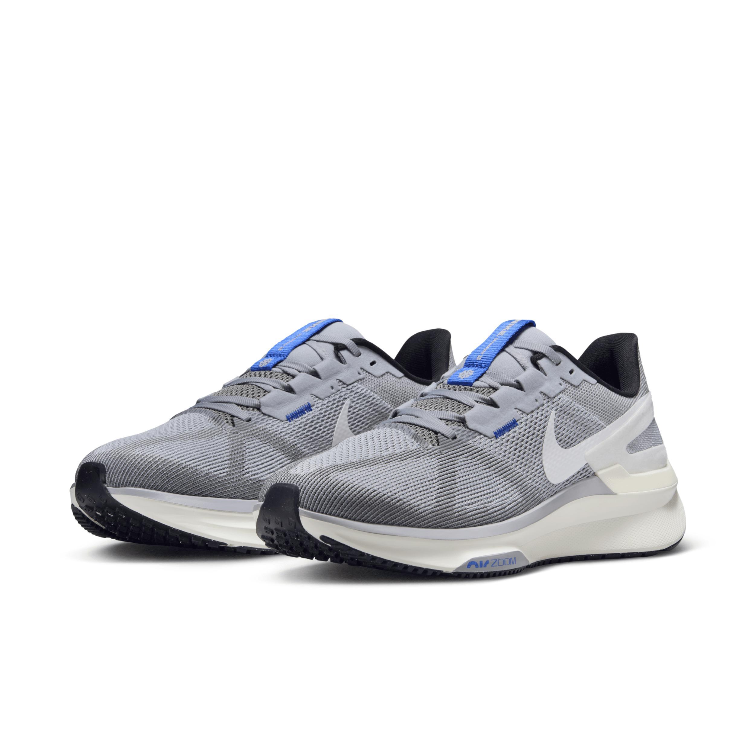 Nike Mens Nike Air Zoom Structure 25 - Mens Running Shoes Cyber/White/Black Product Image