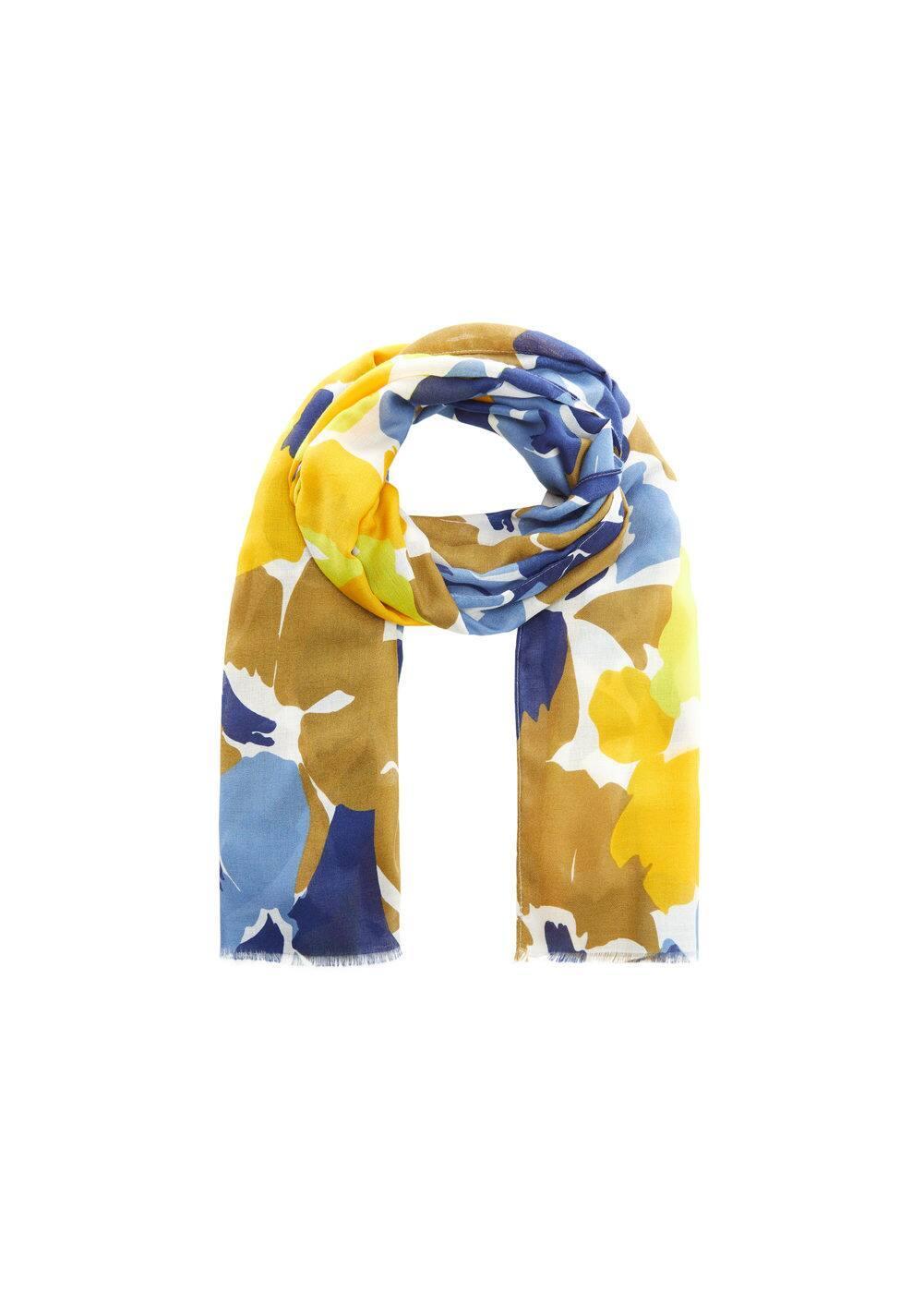 MANGO - Floral print scarf - One size - Women Product Image