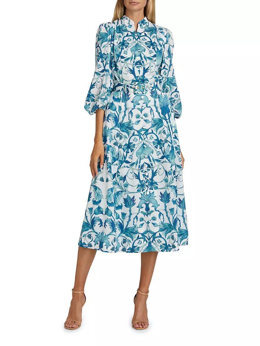 Valencia Floral Midi Dress Product Image