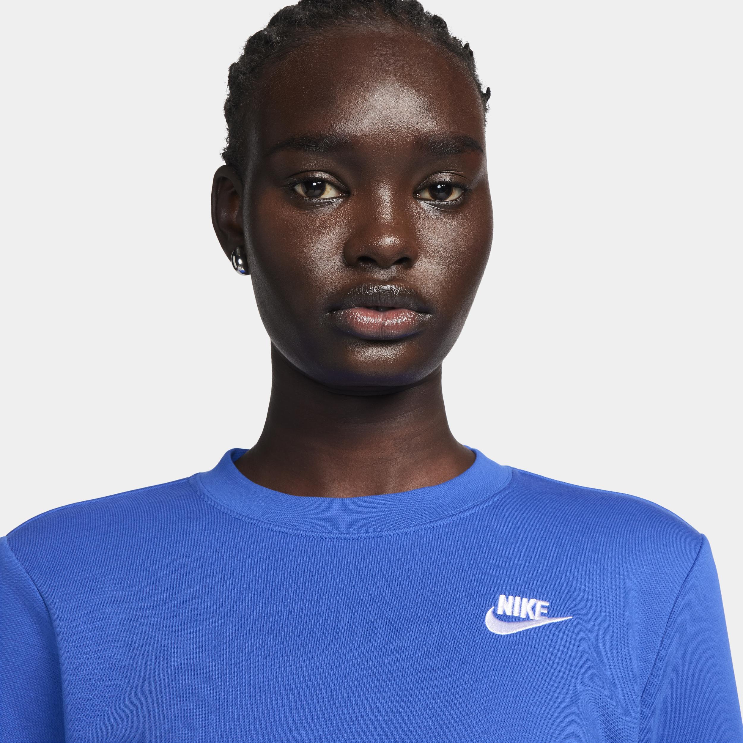 Women's Nike Sportswear Club Fleece Crew-Neck Sweatshirt Product Image