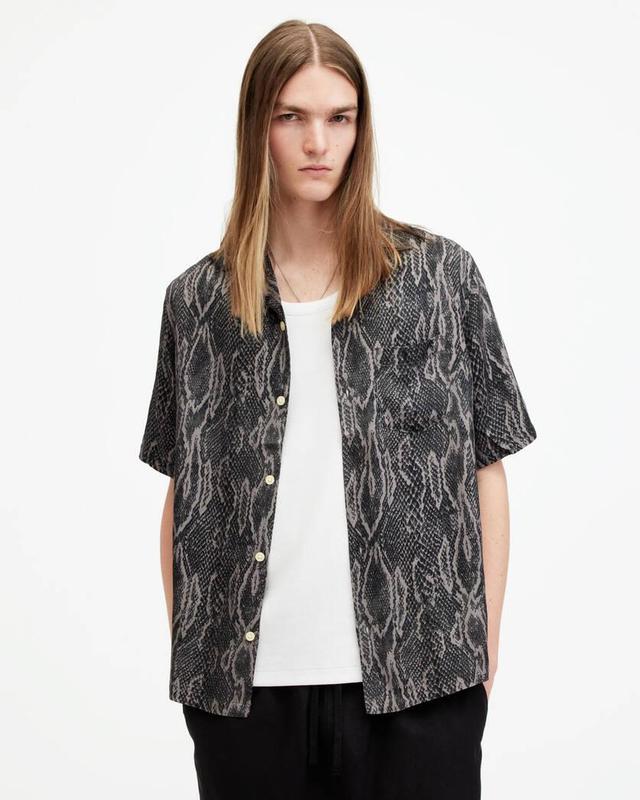 Boomslang Snake Print Relaxed Fit Shirt Product Image