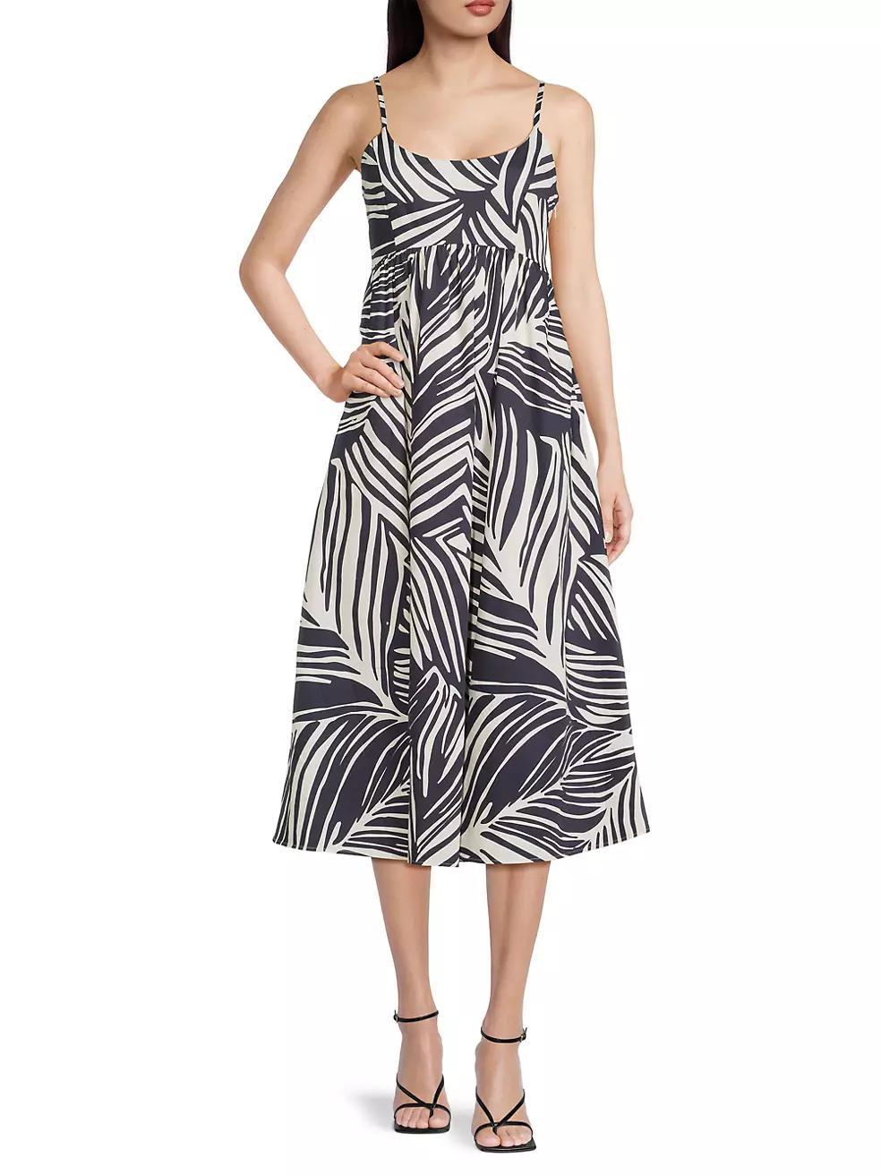 Brixton Leaf Print Dress Product Image