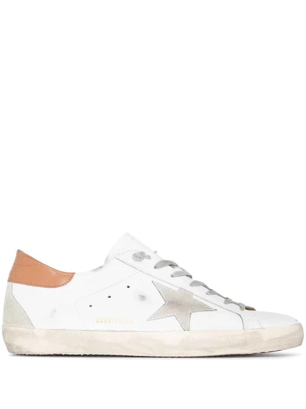 GOLDEN GOOSE Super-star Leather Sneakers In White Product Image