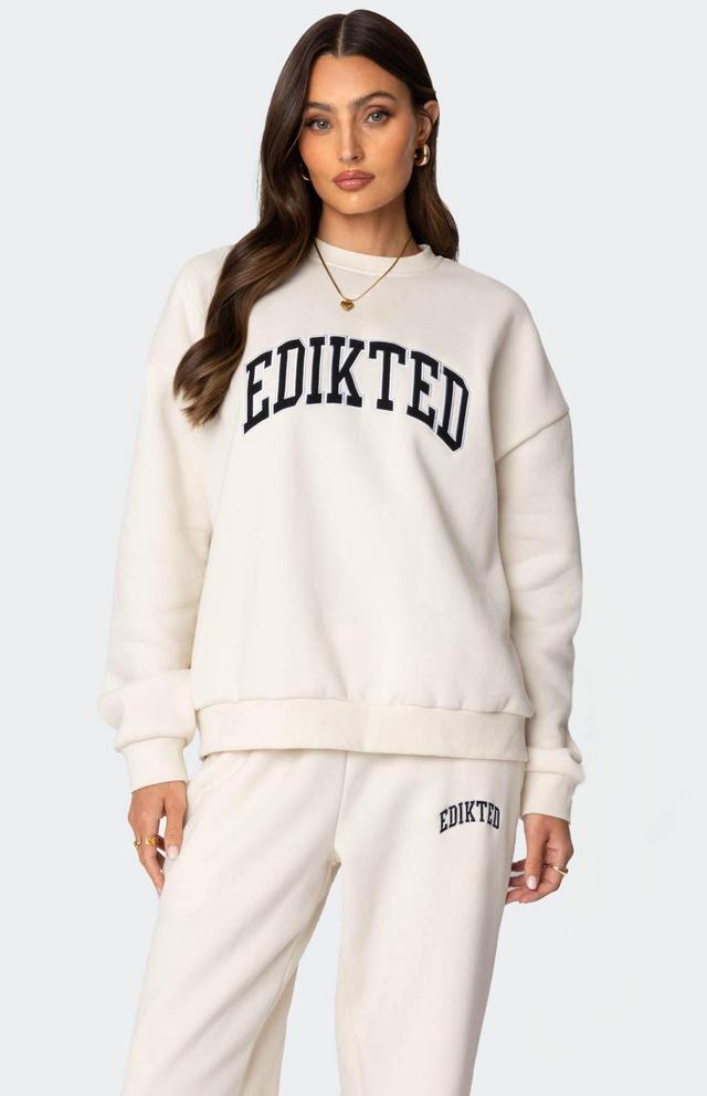 Edikted Women's Babe Oversized Sweatshirt Product Image