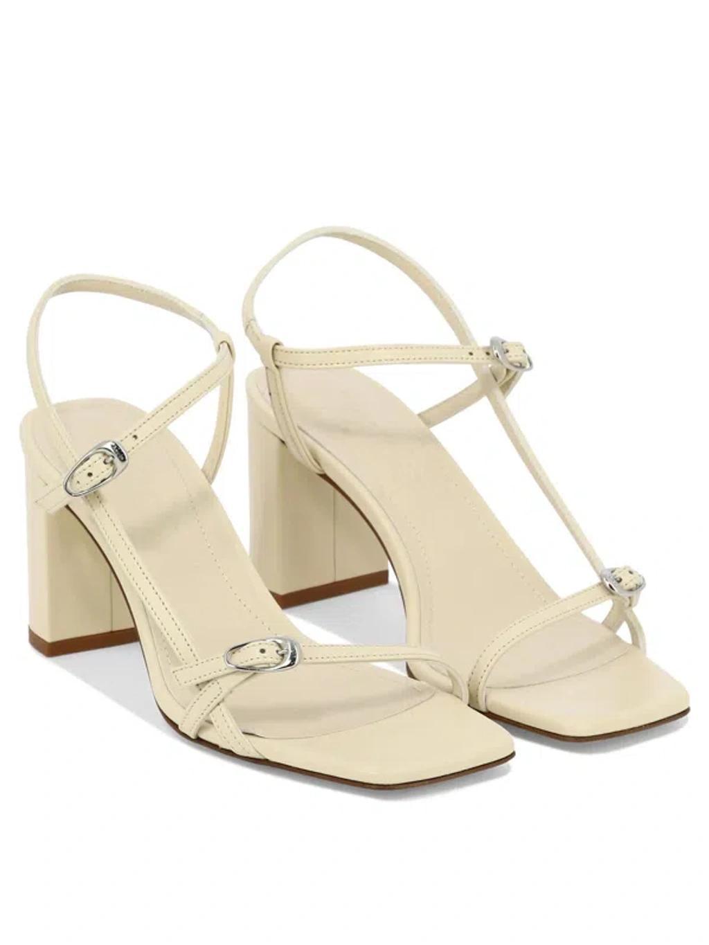 AEYDE Franzi Sandals Beige Product Image