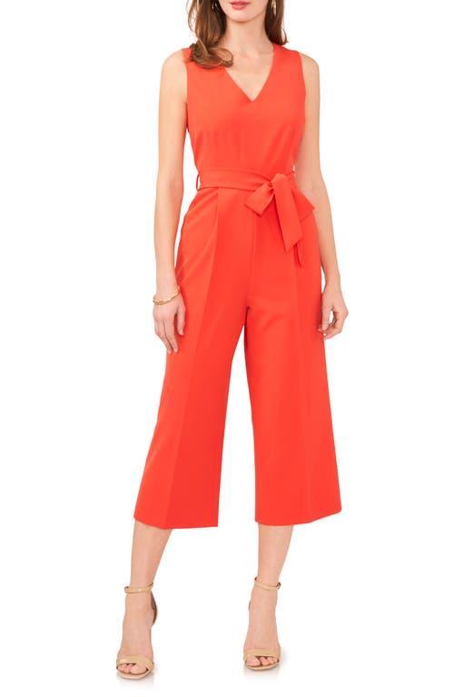 Vince Camuto Belted Crop Jumpsuit Product Image