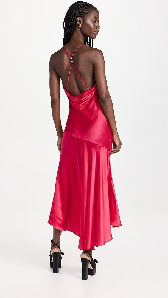 Bach Mai Bias Drape Midi Dress | Shopbop Product Image