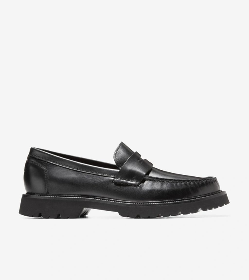 COLE HAAN Men's American Classics Penny Loafers Men's Shoes In Black Product Image