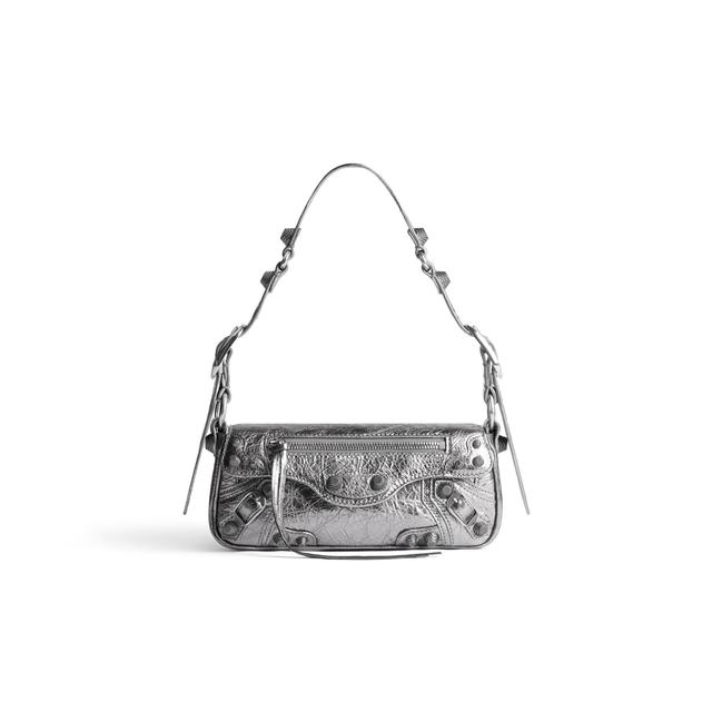 Women's Le Cagole Xs Sling Bag Metallized in Silver Product Image