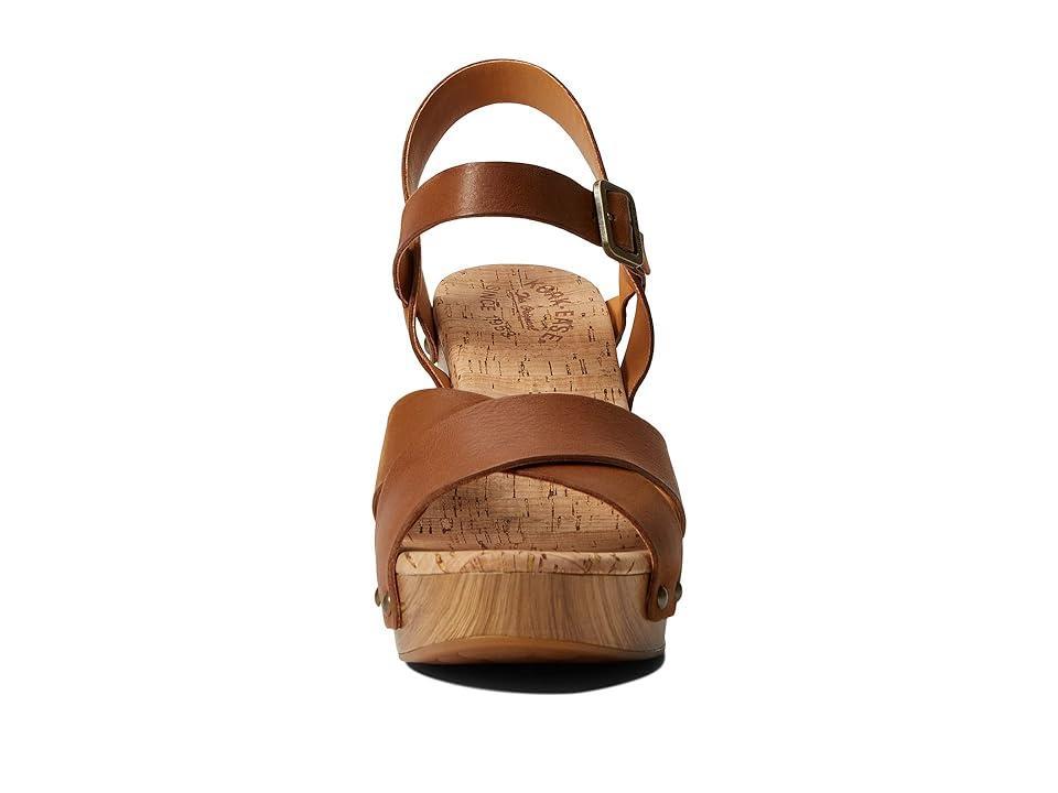 Kork-Ease Drew Leather Cross Banded Platform Sandals Product Image