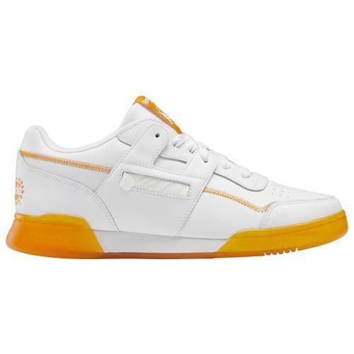 Reebok Mens Workout Plus - Shoes White/Red Product Image