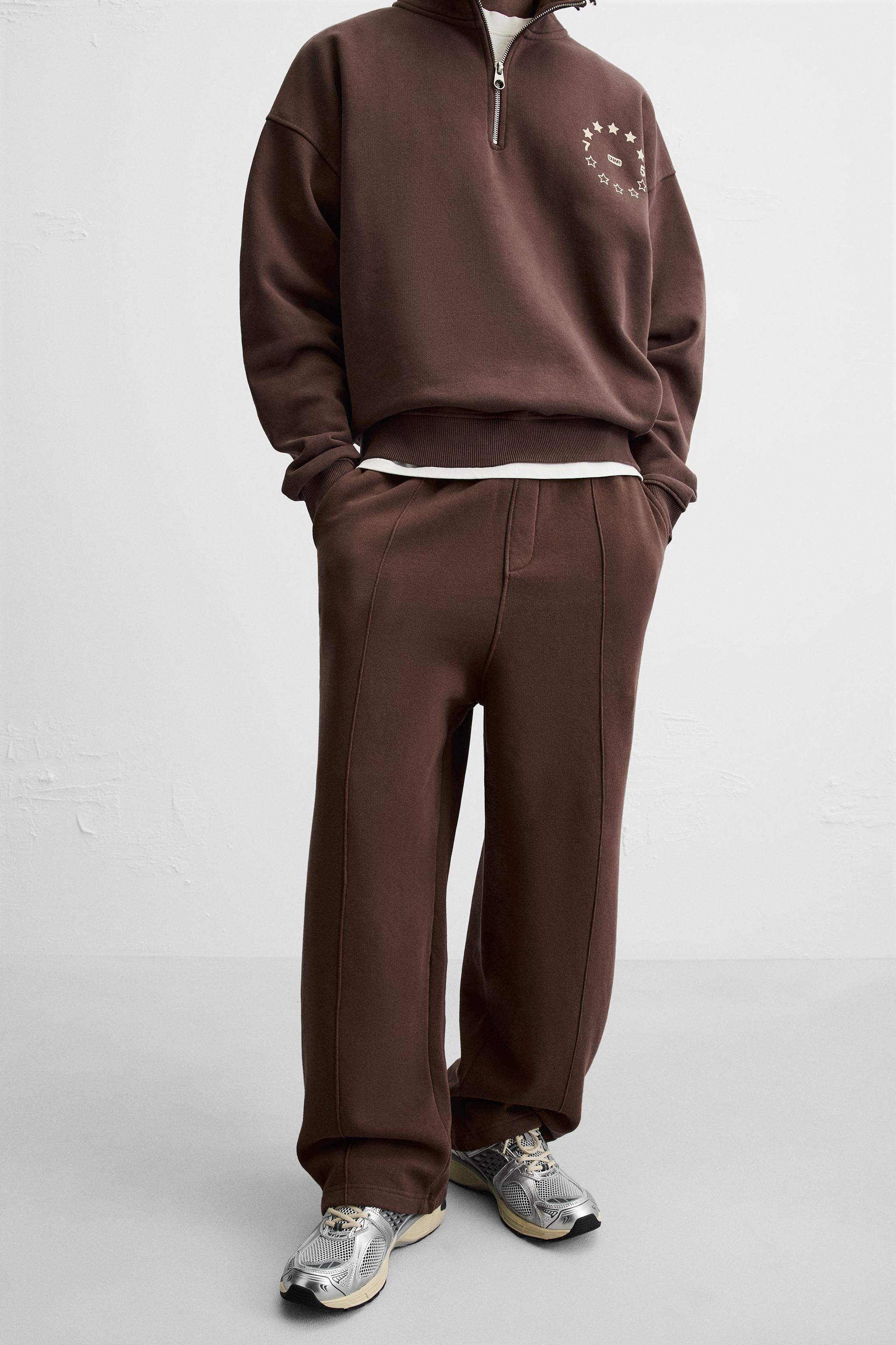 WASHED SEAM DETAIL JOGGER PANTS Product Image