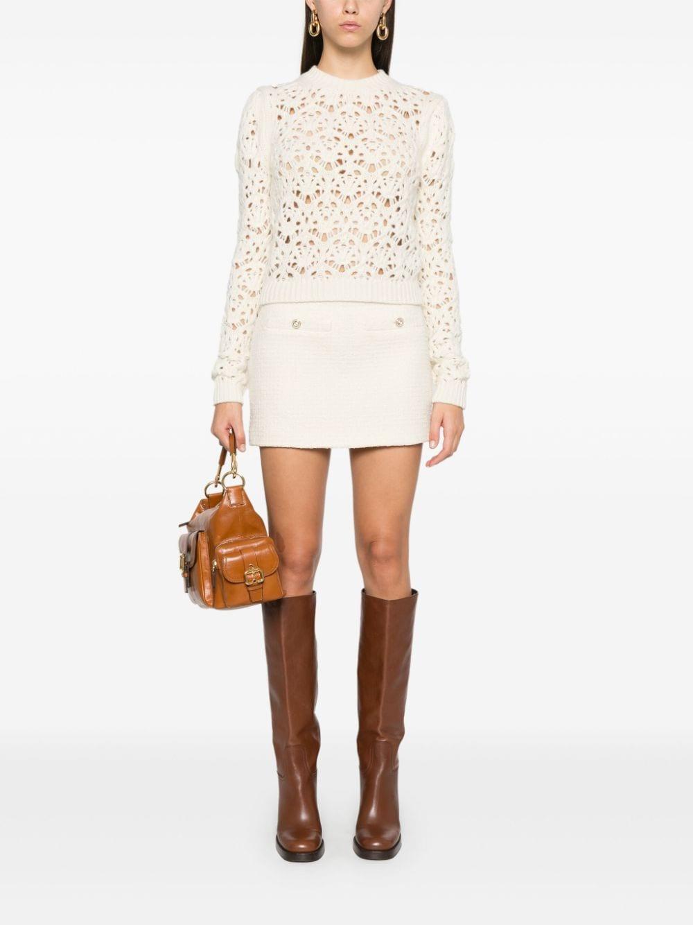 Wool Knit Jumper In Neutrals Product Image