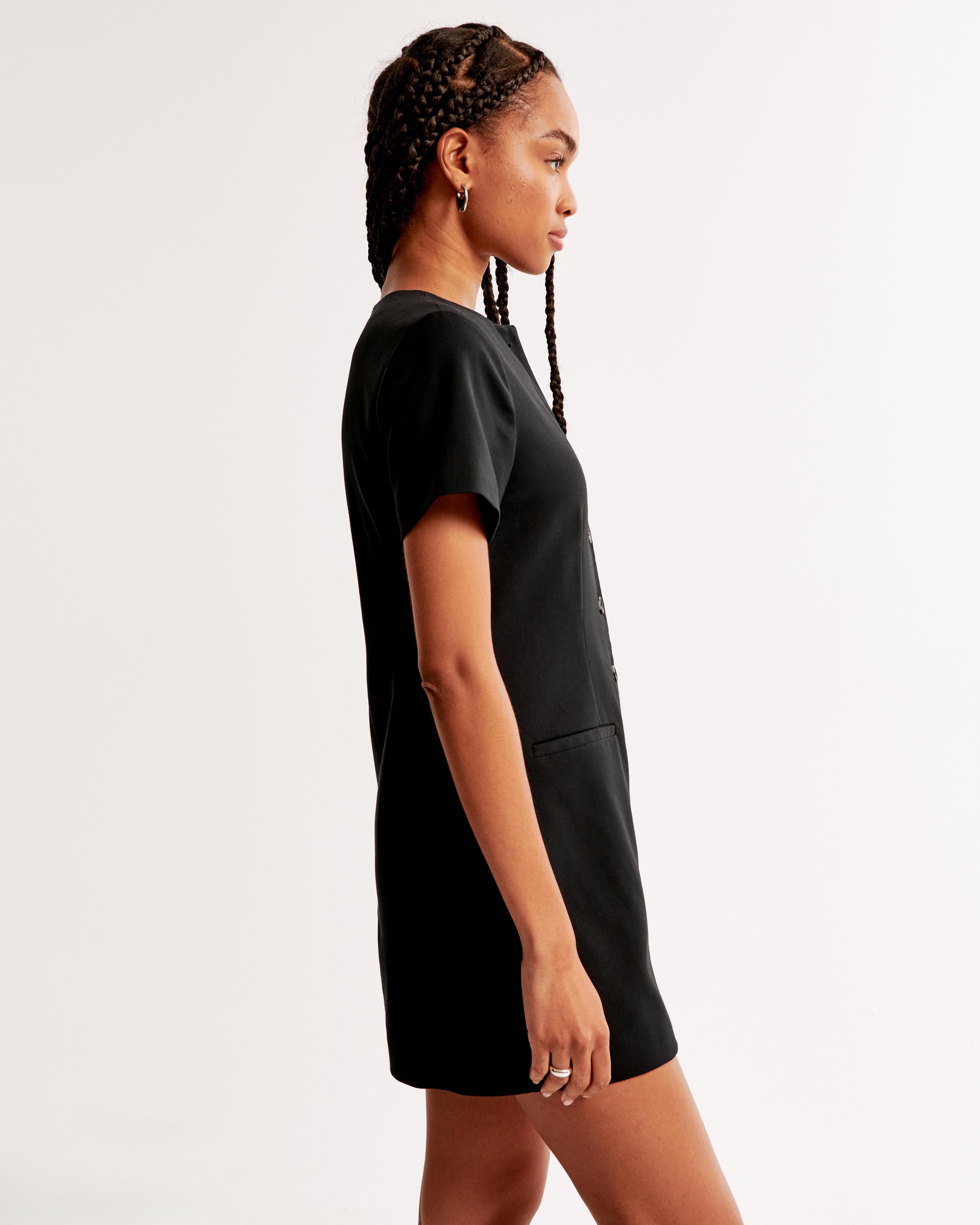 The A&F Mara Short-Sleeve Vest Mini Dress Product Image