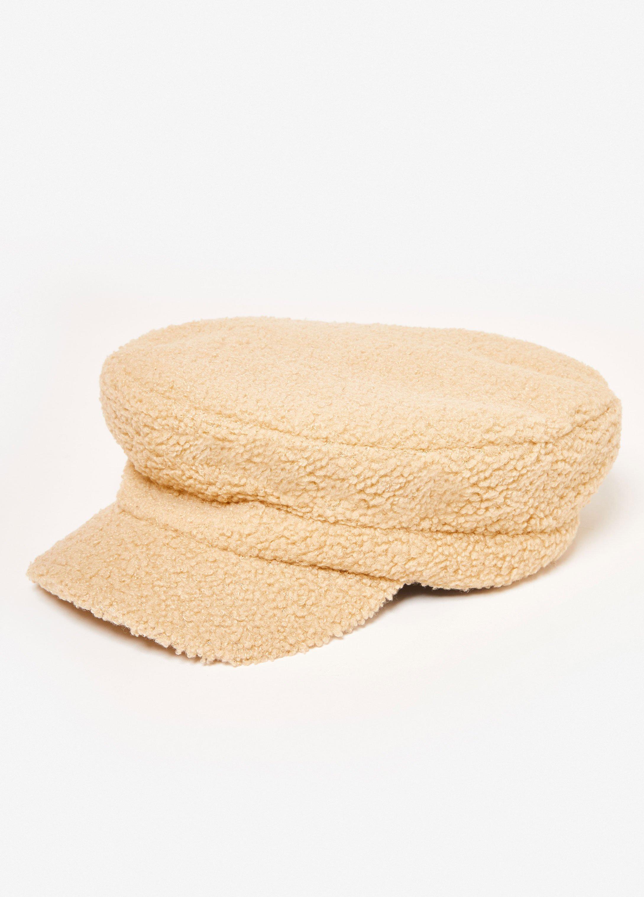 Faux Sherpa Cabbie Hat Product Image