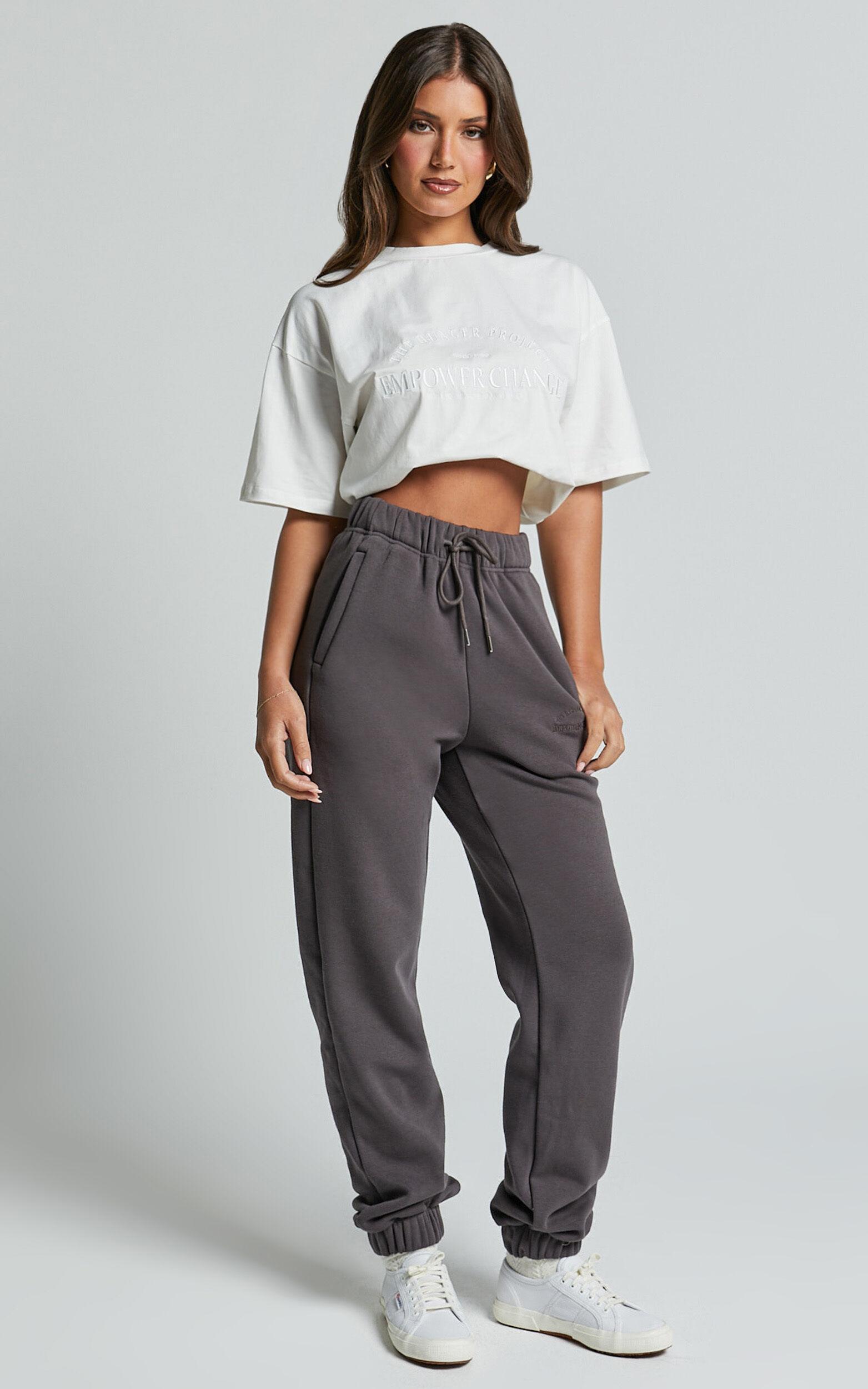 The Hunger Project X Showpo - THP Track Pants in Grey Product Image