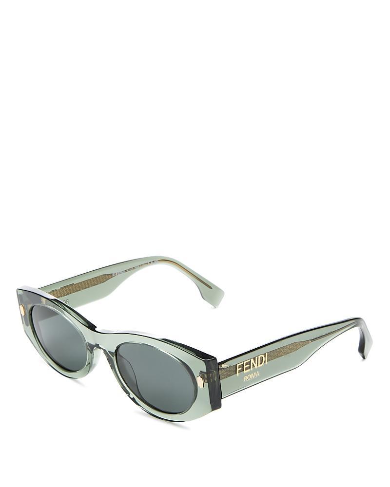 Fendi Roma Acetate Shield Sunglasses Product Image