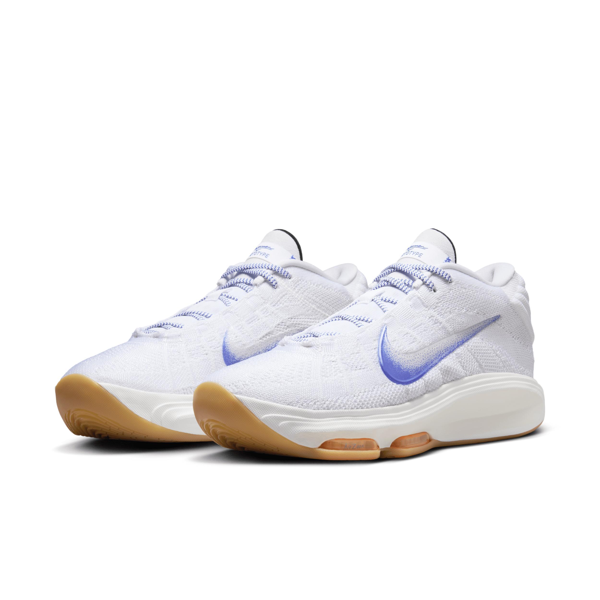 Nike Mens Nike G.T. Hustle 3 - Mens Basketball Shoes White/Orange/Blue Product Image