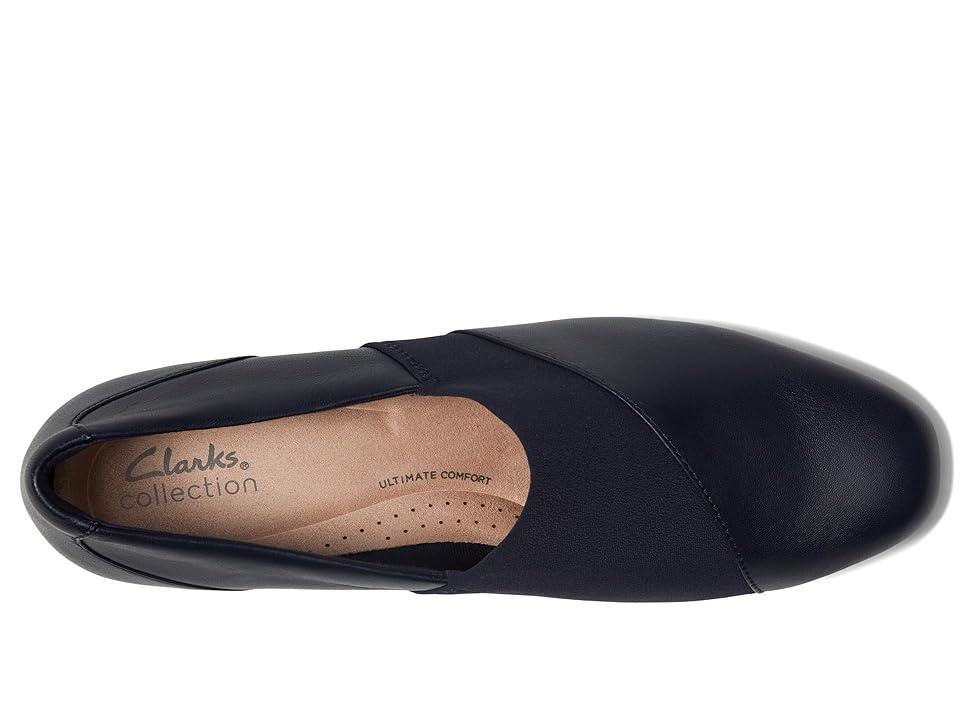 Clarks Juliet Gem (Navy Leather) High Heels Product Image