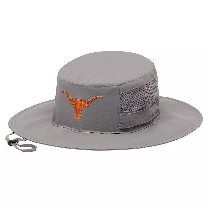 Mens Columbia Gray Texas Longhorns Bora Bora III Omni-Shade Booney Hat Product Image