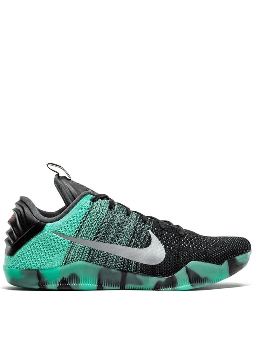 Kobe 11 Eliter Low As Sneakers In Green Product Image