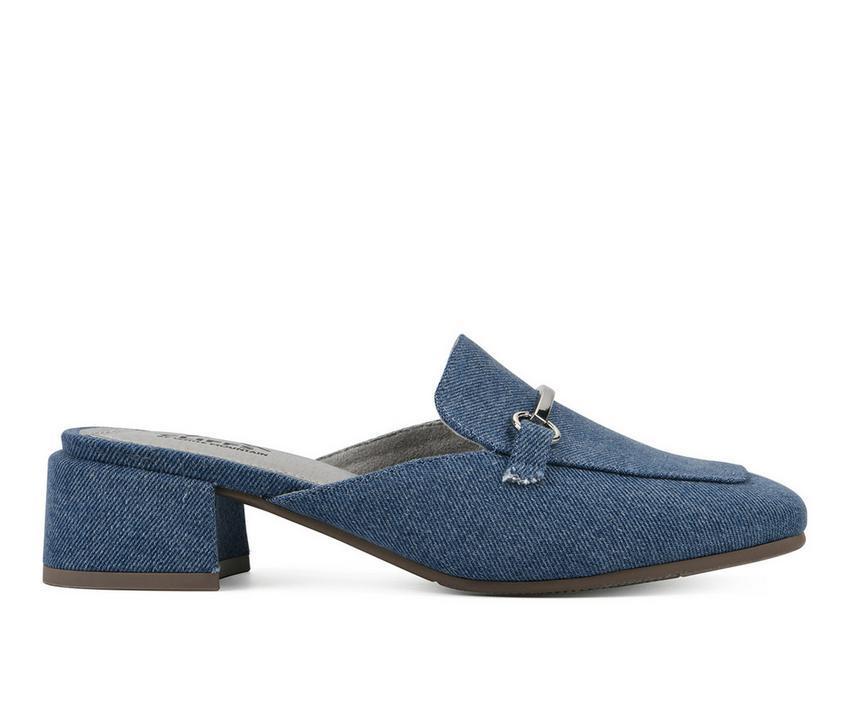 Women's Cliffs by White Mountain Quin Heeled Mules Product Image