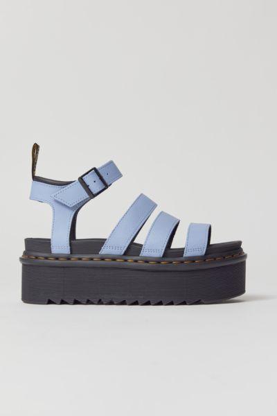 Dr. Martens Blaire Hydro Leather Strap Platform Sandal Womens at Urban Outfitters Product Image