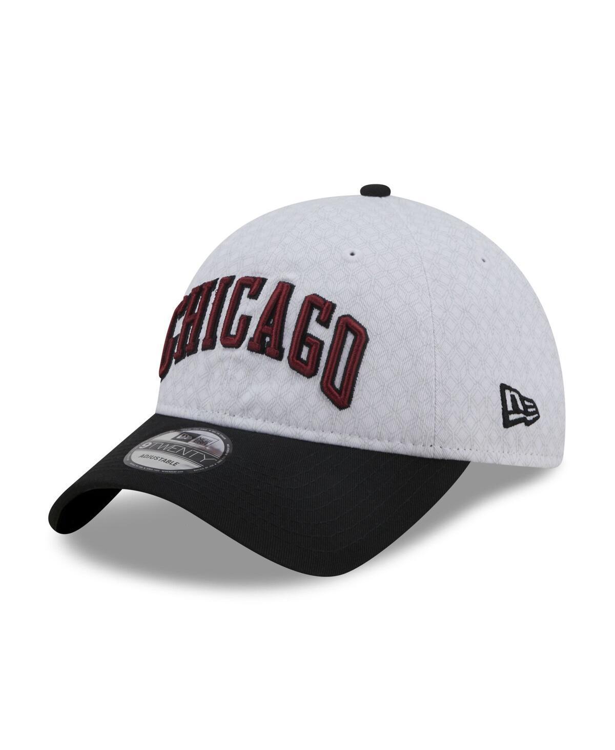 Mens New Era White Chicago Bulls 2022/23 City Edition Official 9TWENTY Adjustable Hat Product Image