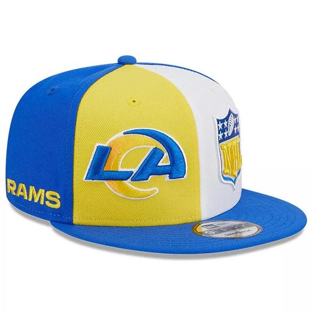 Mens New Era /Royal Los Angeles Rams 2023 Sideline 9FIFTY Snapback Hat Product Image