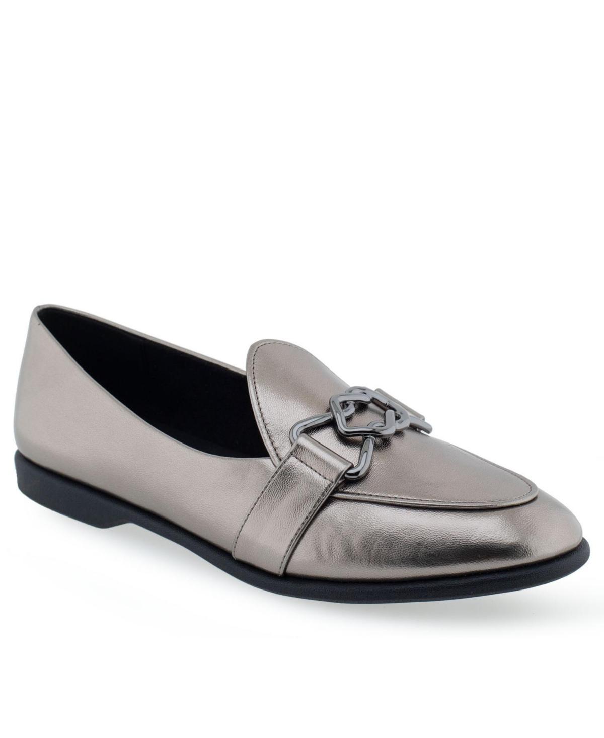 Aerosoles Borgio Womens Loafers Grey Product Image