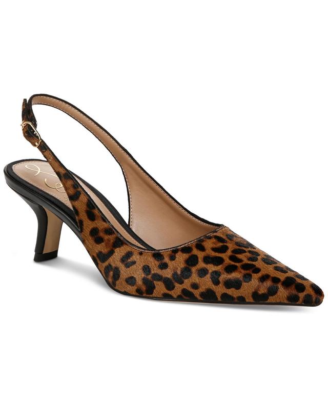 Sam Edelman Bianka Suede Pointed Toe Slingback Pumps Product Image