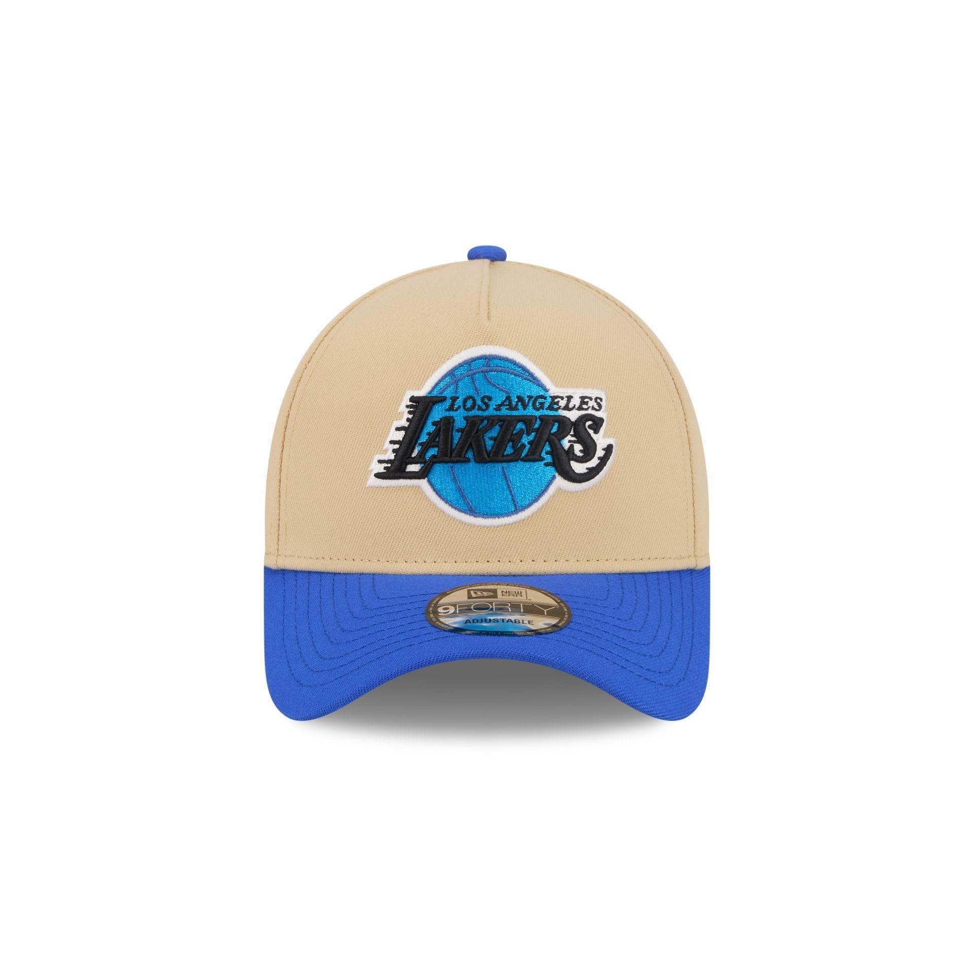 Los Angeles Lakers City Side Patch 9FORTY A-Frame Snapback Hat Male Product Image