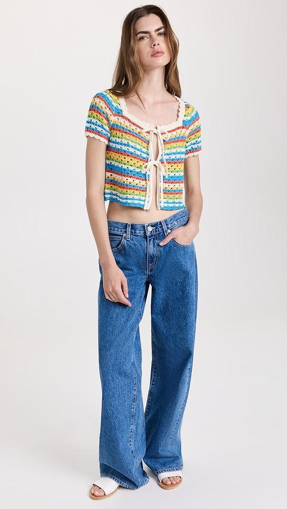 SLVRLAKE Mica Wide Leg Jeans | Shopbop Product Image