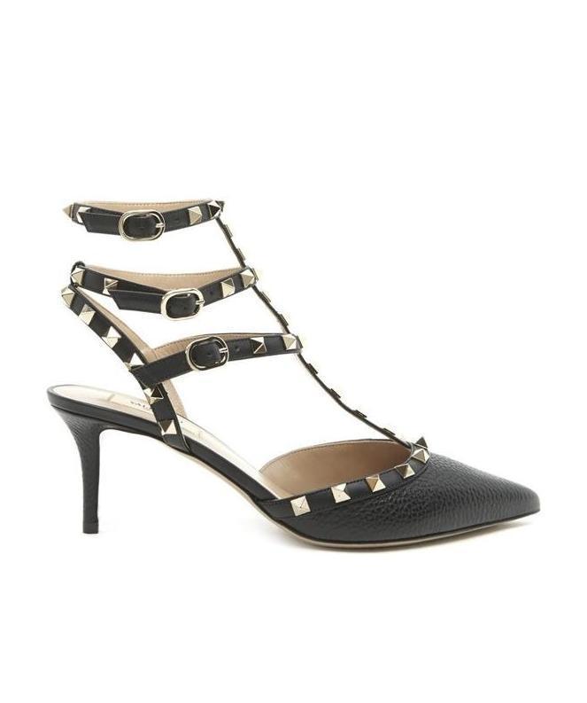 VALENTINO GARAVANI Rockstud Pumps In Black Product Image