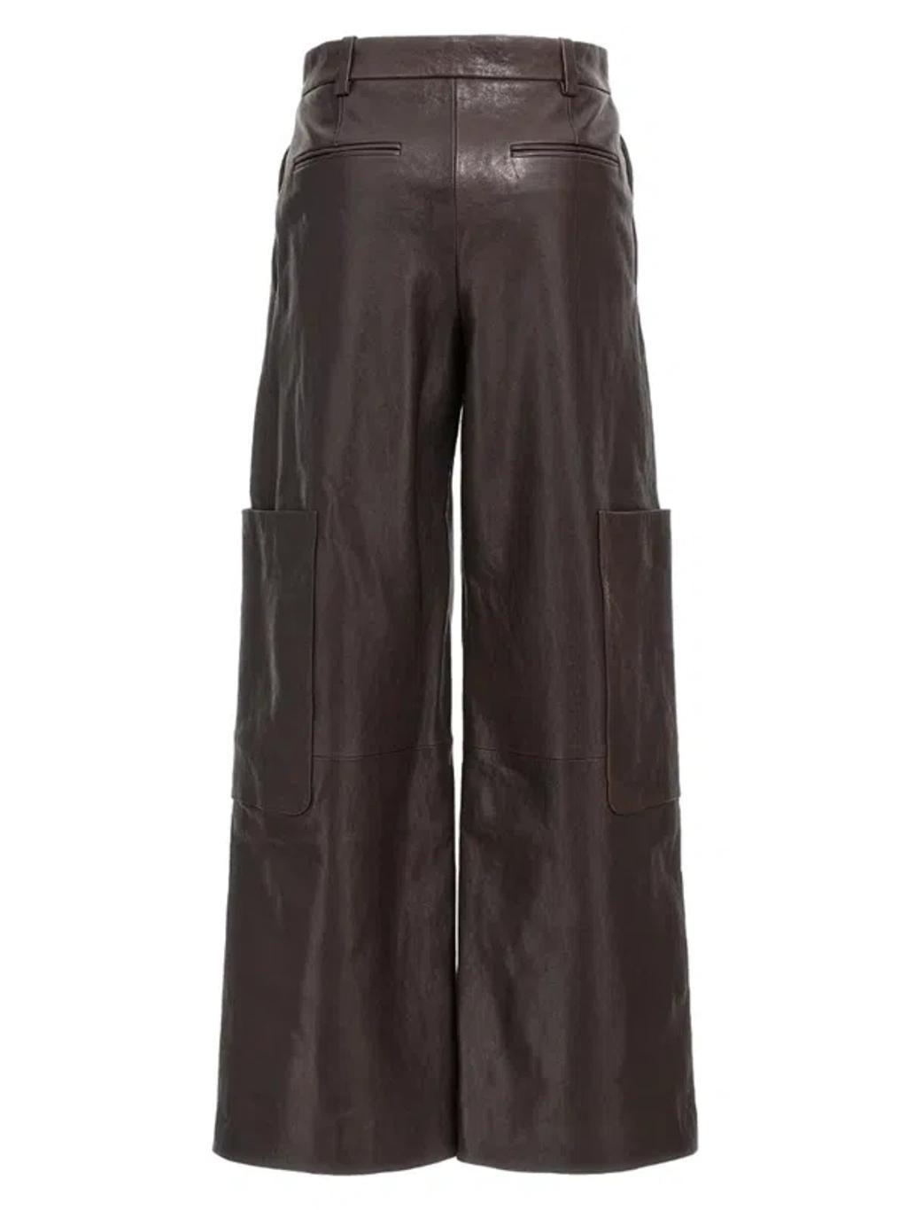 Dark Brown Caiton Pants Product Image