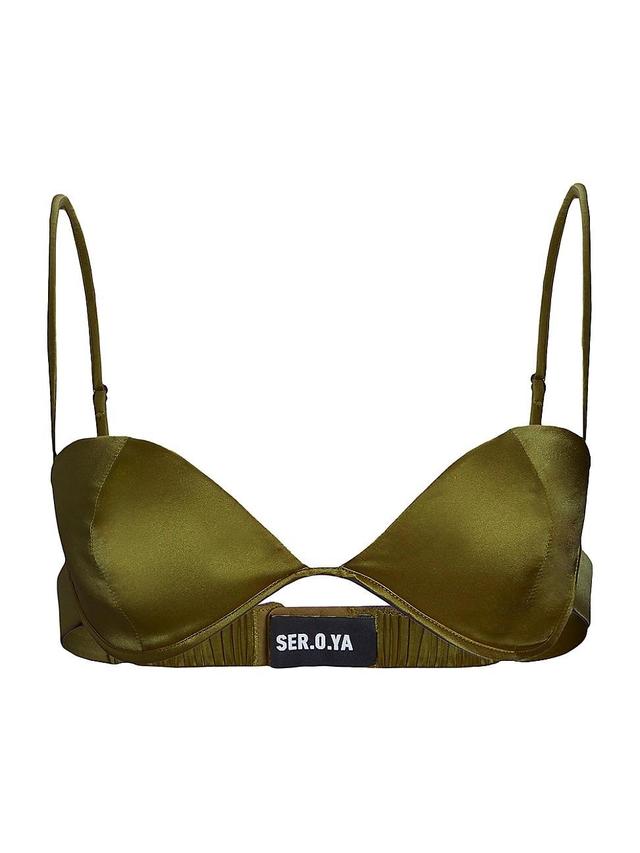 Womens Monet Silk Bra Top Product Image